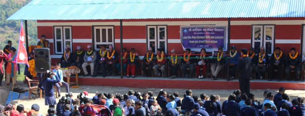 Neubau Schule in Thulopathal bei Jiri, Nepal (Hope e.V.)