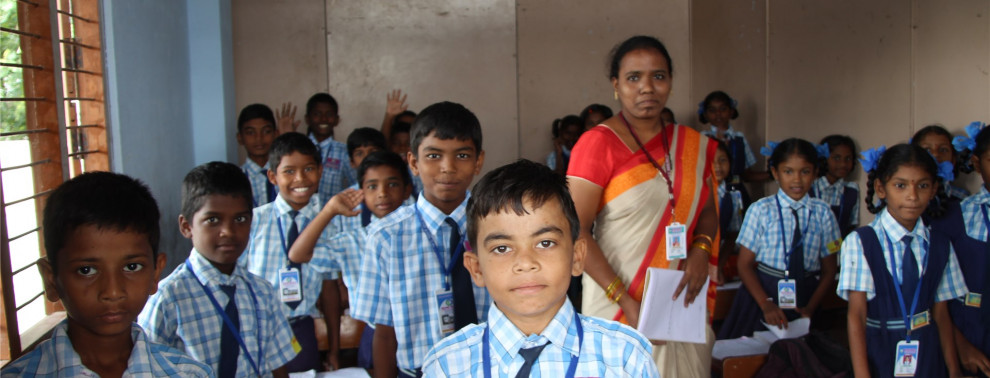 Schule in Chillakallu, Hope e.V. hilft Kindern bei der Bildung