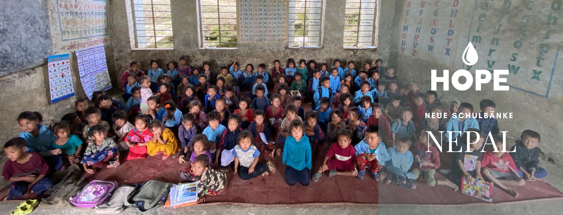 Kinder brauchen Hilfe, Nepal, Hilfe, Bildung, Schule, Schulbänke, Zukunft