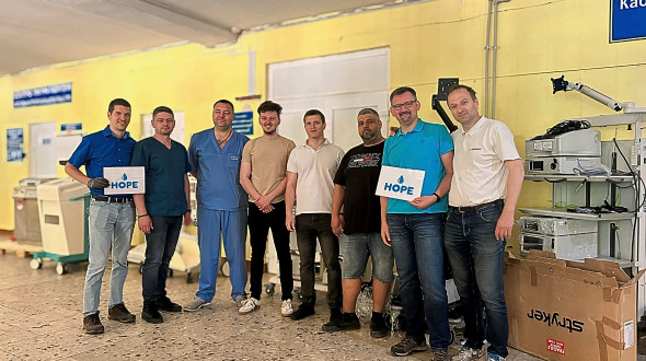 Medizinische Geräte erfolgreich im Krankenhaus in Mukachevo übergeben