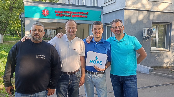 Medizinische Geräte erfolgreich im Krankenhaus in Mukachevo übergeben