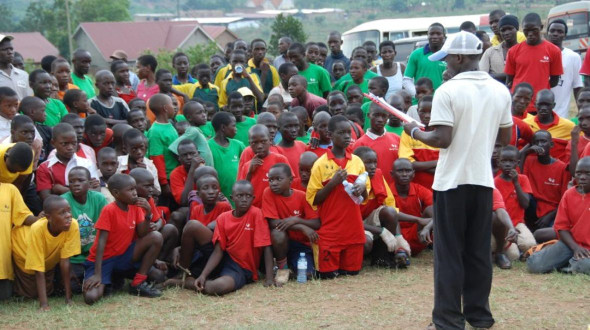 Schule im Slum von Kampala