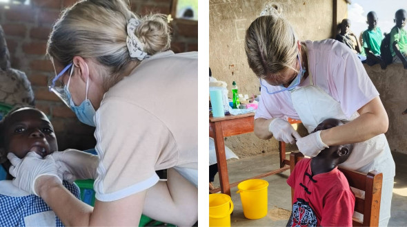 Zahnklinik im Rhino Camp