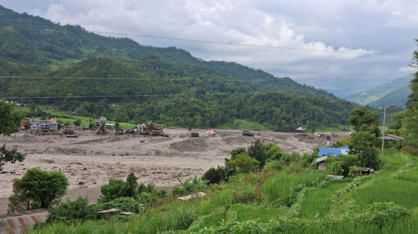 Nepal Nothilfe Sturzflut