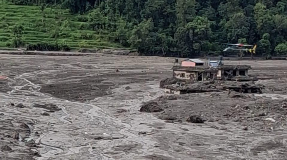Nepal Nothilfe Sturzflut